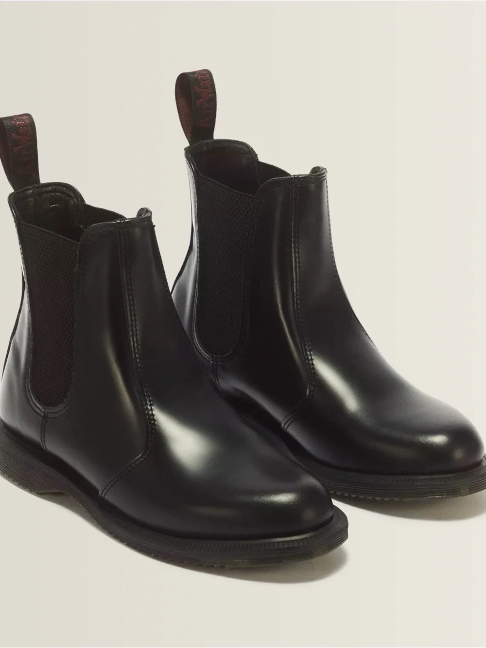 Dr. Martens Black Leather Chelsea Ankle Boots